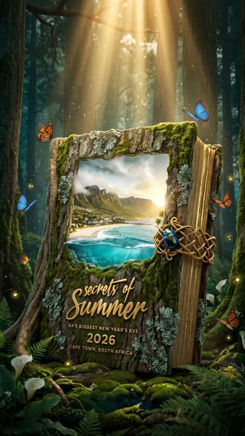 A secret book opens in a forest and reveals the Secrets of Summer New Year's Eve festival